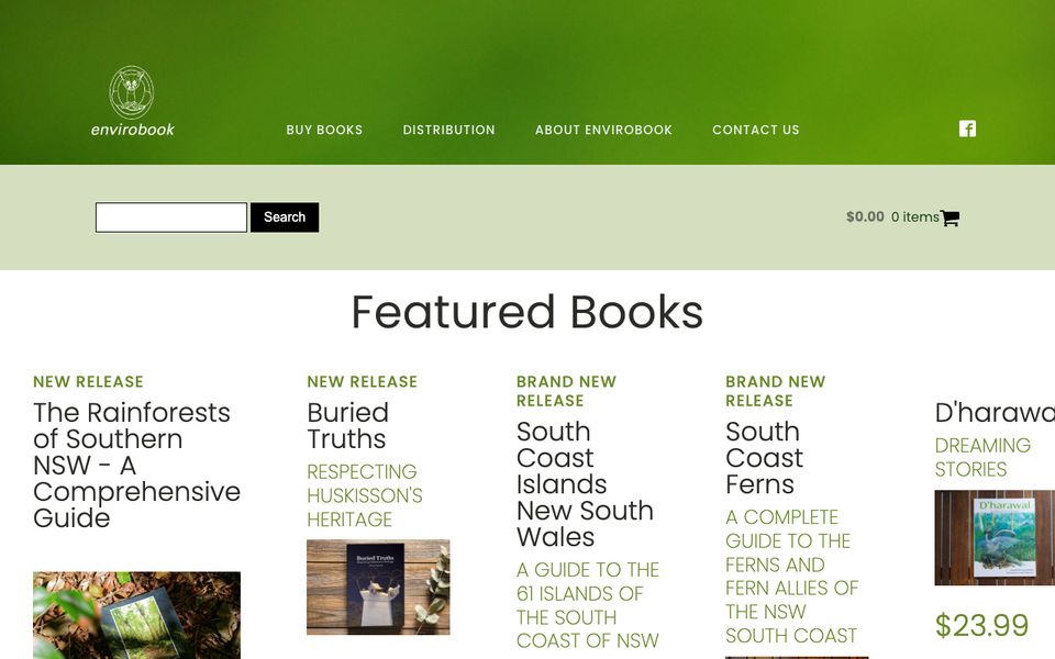 Envirobook website