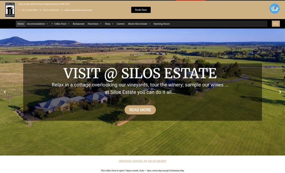 Silos Estate website